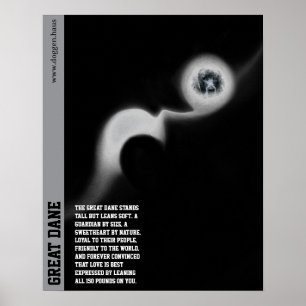 Custom Great Dane Guardian Poster