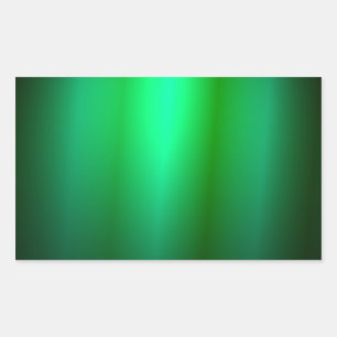 Custom Green Black Colour Blank Trendy Template Rectangular Sticker