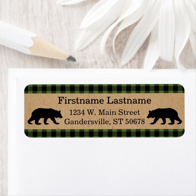 Custom Green Black Country Check Plaid Pattern (Insitu)