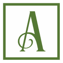 Custom Green Letter A Monogram Retro Nursery