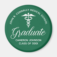 Custom Green Medical School Graduation Party