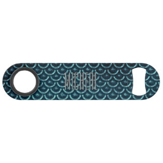 Custom Green Metal Scales Speed Bottle Opener