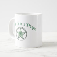 Custom Green Pagan Pride Jumbo Mug
