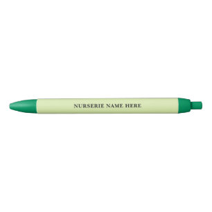 Custom Greenleaf Nursery Branding Black Ink Pen