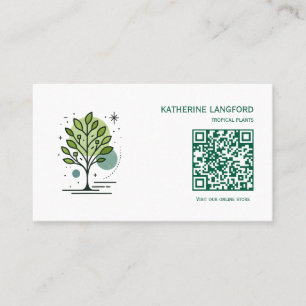 Custom Greenleaf Nursery Branding  Business Card