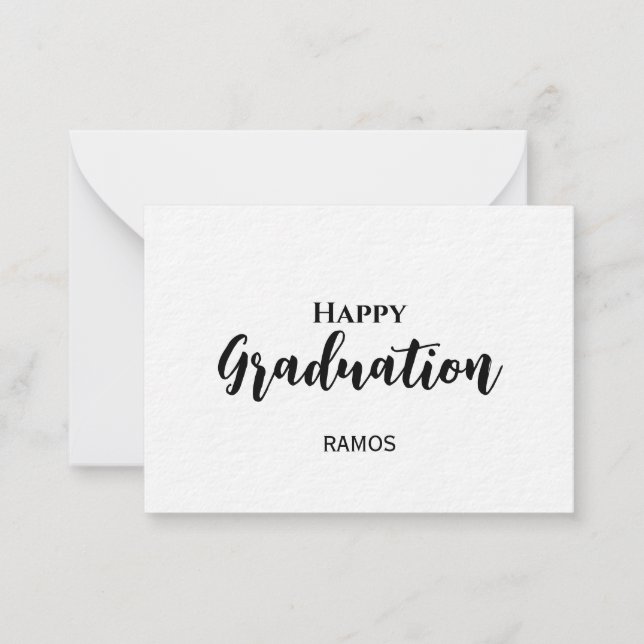 Custom Greeting card for Graduation (Front)