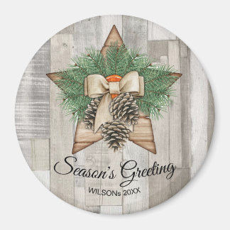 Custom Greetings/Names Christmas Magnet