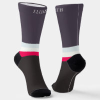 Custom Grey Blue White Red Black Colour Block