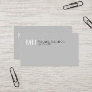 Custom grey Business Cards