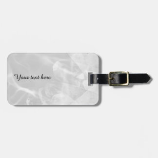 Custom grey crystal luggage tag