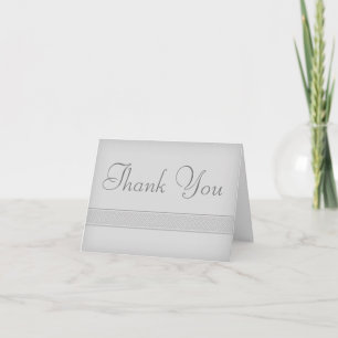 Custom Grey Irish Celtic Knot Thank You Card