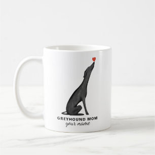 Custom Greyhound Mum Mug, Personalised Text Mug