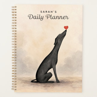 Custom Greyhound Planner, Greyhound gift Planner