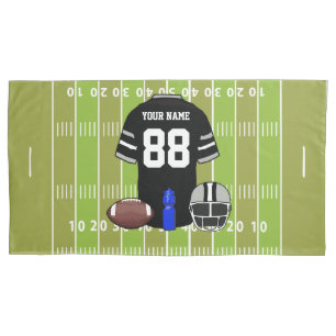 Custom Grid iron Football Jersey on Field Pillowcase