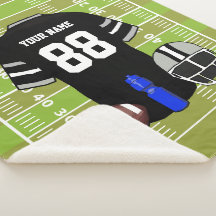 Custom Grid iron Football Jersey on Field