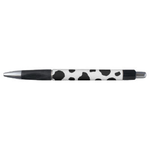 Custom Grip Ink Pen-Emmy-Cow Print