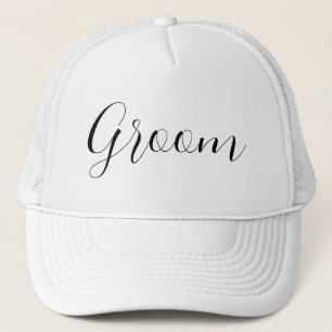 Custom Groom Trucker Hat – Perfect for Wedding
