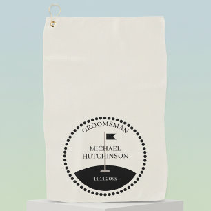 Custom Groomsman Golf Towel