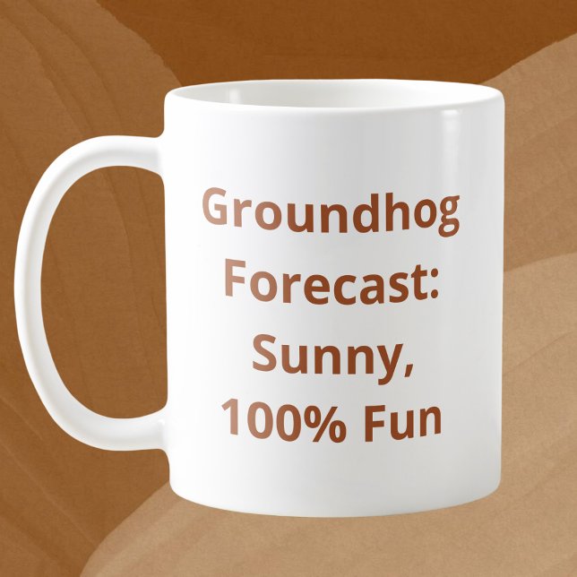 Custom Groundhog Weather Coffee Mug (Creator Uploaded)