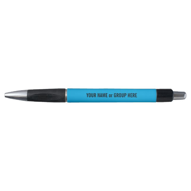 Custom Group Name & Text Promotional Blue (Front)