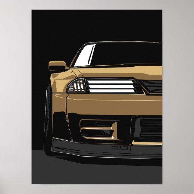 Custom GTR R32 front art Poster (Front)