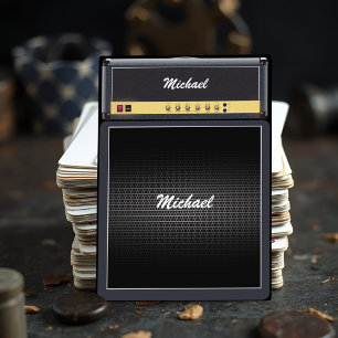 Custom Guitar Amp Musicians Guitarist Rock Music Playing Cards