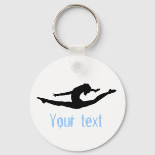 Custom Gymnastics Dance Cheer Keychains