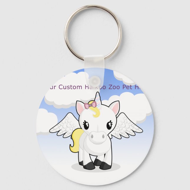 Custom Haikoo Zoo Keychain (Front)
