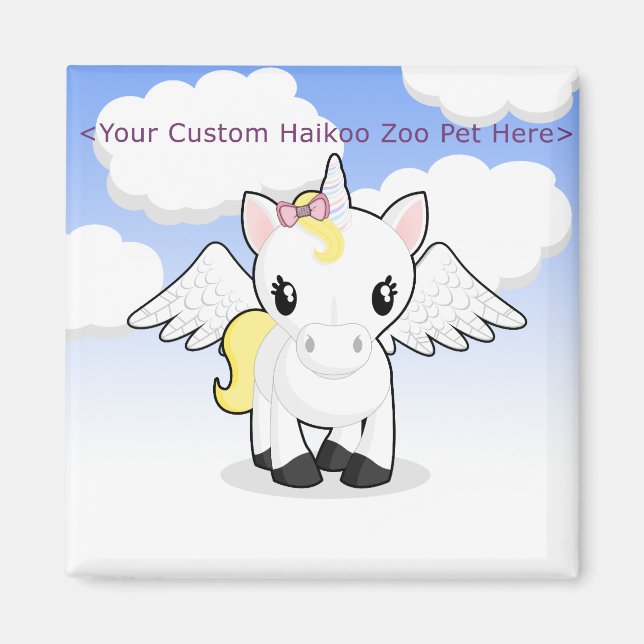 Custom Haikoo Zoo Magnet (Front)