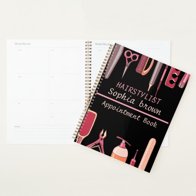 Custom hairstylist appointment planner (Display)