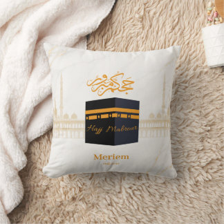 Custom Hajj Mabrour | Personalised Kaaba I Cushion