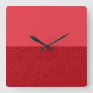 Custom Half Matte Half Textured Wall Clock