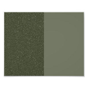 Custom Half Speckled Moss Green Poster Background
