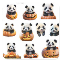 Custom Halloween Baby Panda Personalise Cute 
