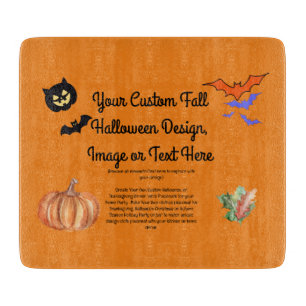 Custom Halloween Boards, Personalised Decorative Cutting Board