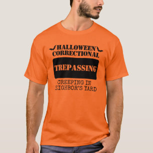 Custom Halloween Correctional Inmate Group T-Shirt