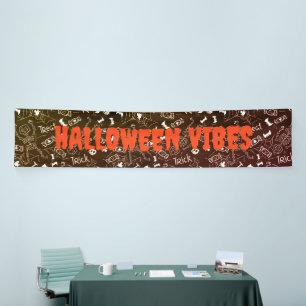 Custom Halloween Decorations, Trick or Treat Party Banner