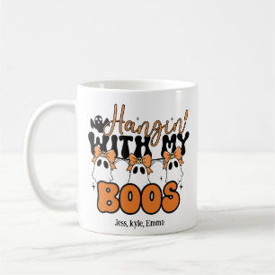 Custom Halloween Mum Hangin' with my Boos Coffee Mug