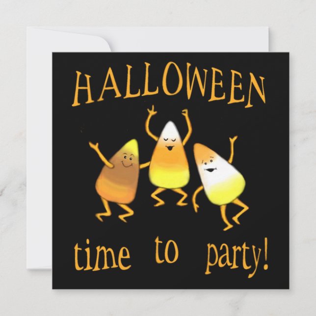 Custom Halloween Party Invitation (Front)