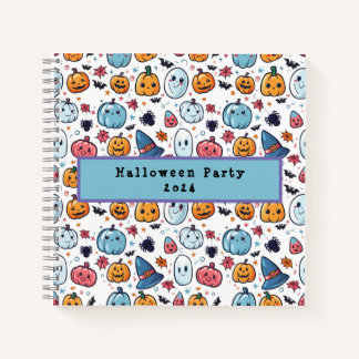 Custom Halloween Party Planning Notebook