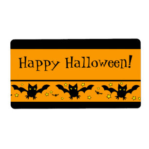 Custom Halloween Treat Bag Labels