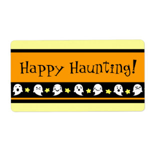 Custom Halloween Treat Bag Labels