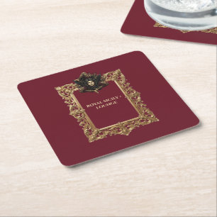 Custom Halloween Trinacria Coasters