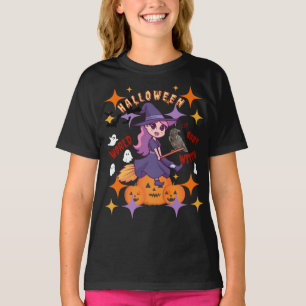 Custom Halloween World of Baby Witch T-Shirt