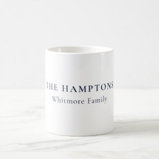 Custom Hamptons New York Preppy Coastal Gift Coffee Mug