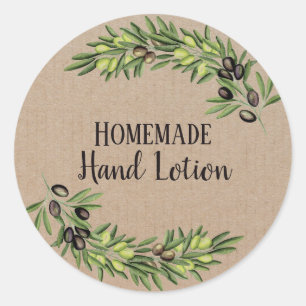 custom Hand Lotion cosmetic skincare product label