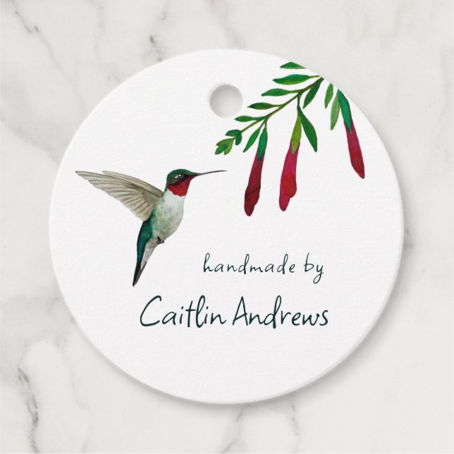 Custom Handmade  Favour Tags (Front)