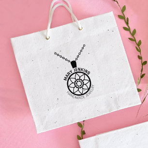 Custom Handmade Jewellery, Make Your Own Logo Rubber Stamp