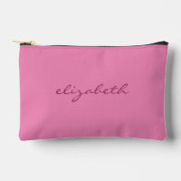 Custom Handwritten Name Text Template Pink Elegant