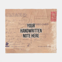 Custom Handwritten  Postcard Sentimental Keepsake